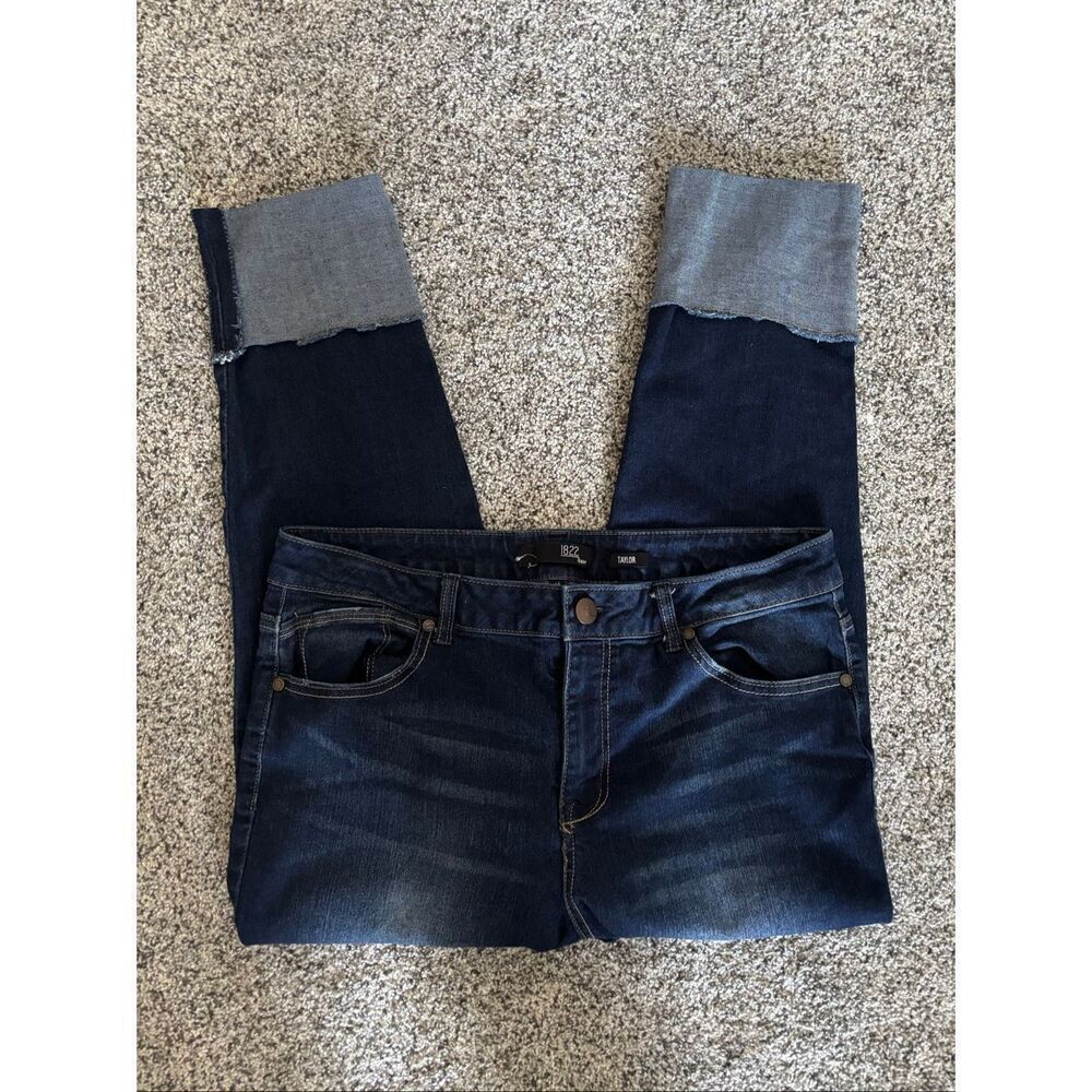 ❤️1822 Denim Cuffed Taylor Skinny Jeans Sz14